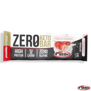Barretta zero cheto fior di fragola 50gr