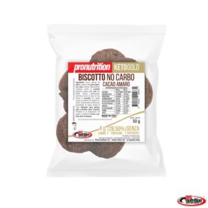Biscotto keto nocarb cacao amaro 50gr