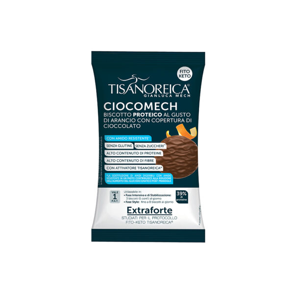 Ciocomech arancia ricoperto di cioccolato