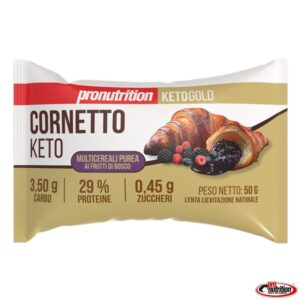 Cornetto keto frutti di bosco multicereali 50gr