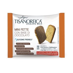 Tisanoreica mini fette con base di cioccolato