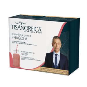 Bevanda al gusto fragola tisanoreica (4 PAT x 31,5g)