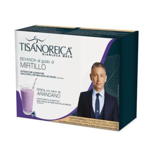 Bevanda al gusto mirtillo tisanoreica (4 PAT x 31,5g)