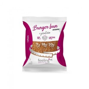 Burger bun +protein