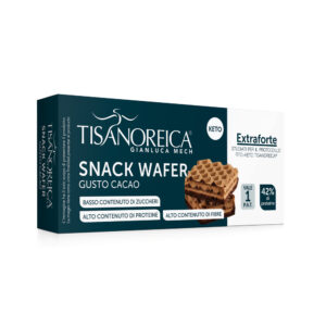Keto wafer al cacao con base di cioccolato extraforte