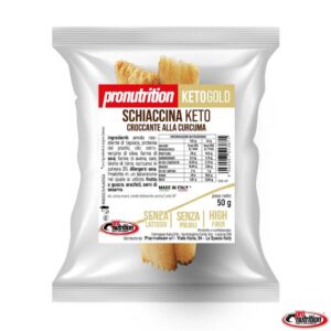 SCHIACCINA KETO CROCCANTE CURCUMA 50G