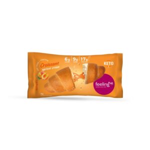 Croissant ripieno di crema all'albicocca +protein